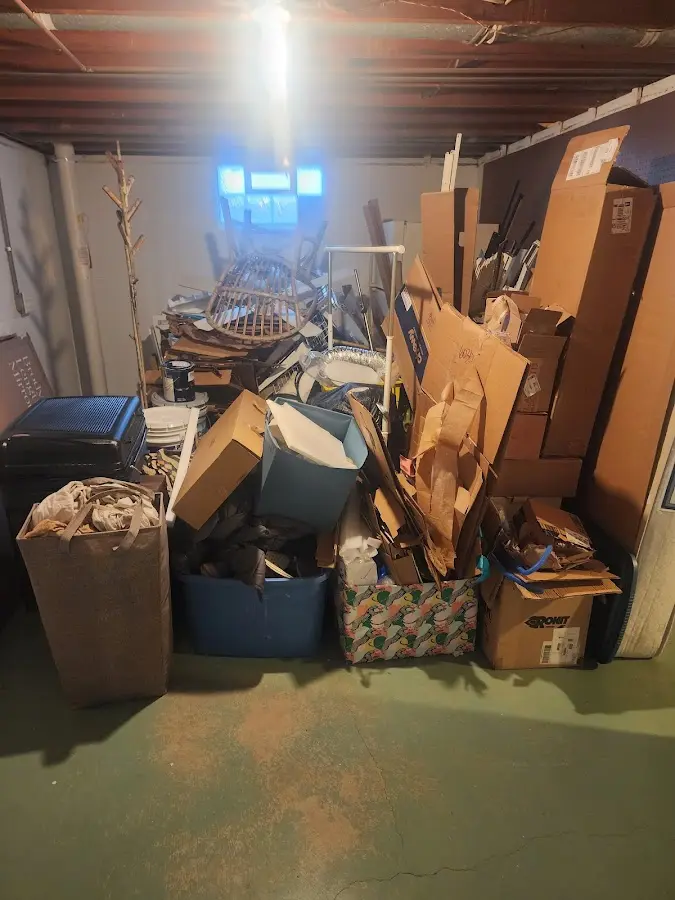 Roll-off dumpster container at job site for 2 Yard Dumpster Rental in Camp Pendleton South